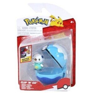 Pokémon Clip N Go Oshawott Figure & Poké Ball Toy For Ages 4+